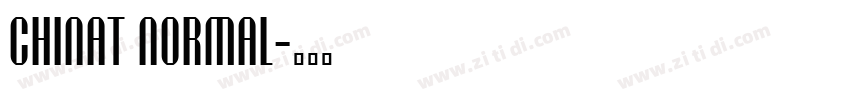 Chinat Normal字体转换